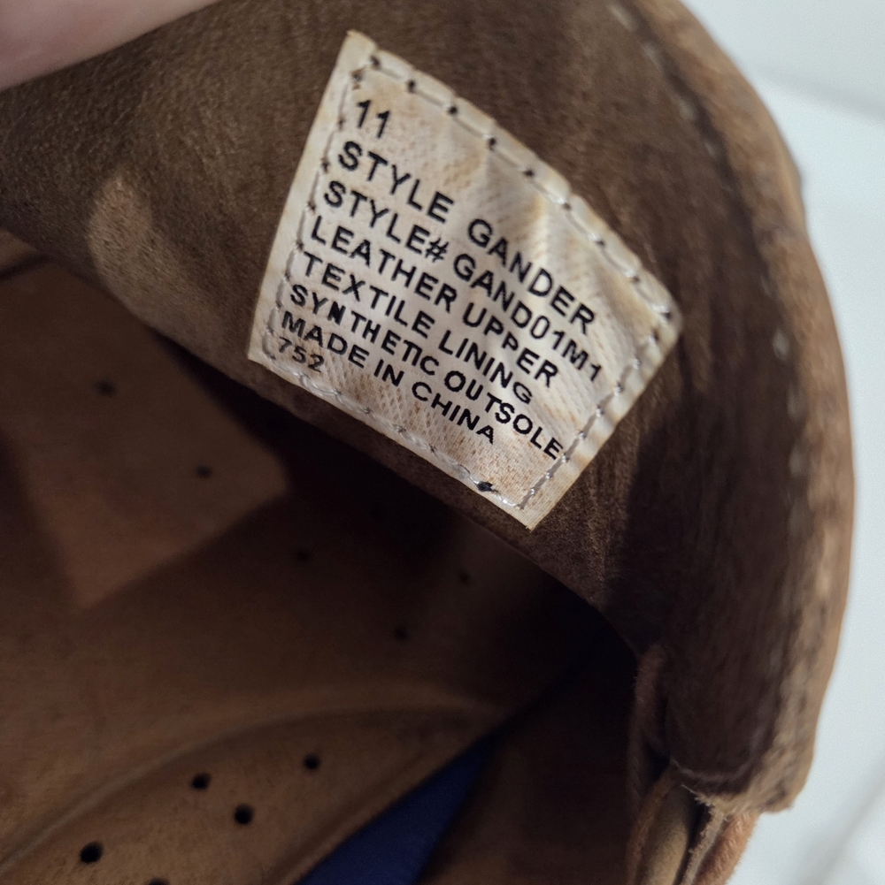 STEVE MADDEN GANDER LEATHER BOAT SHOES SIZE 11 - Picture 8 of 8